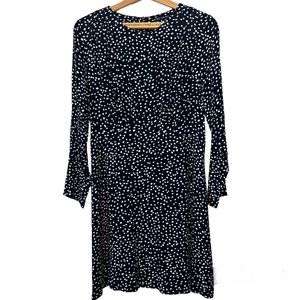 & other stories black and white flatter fit long sleeved dress. Women’s 12